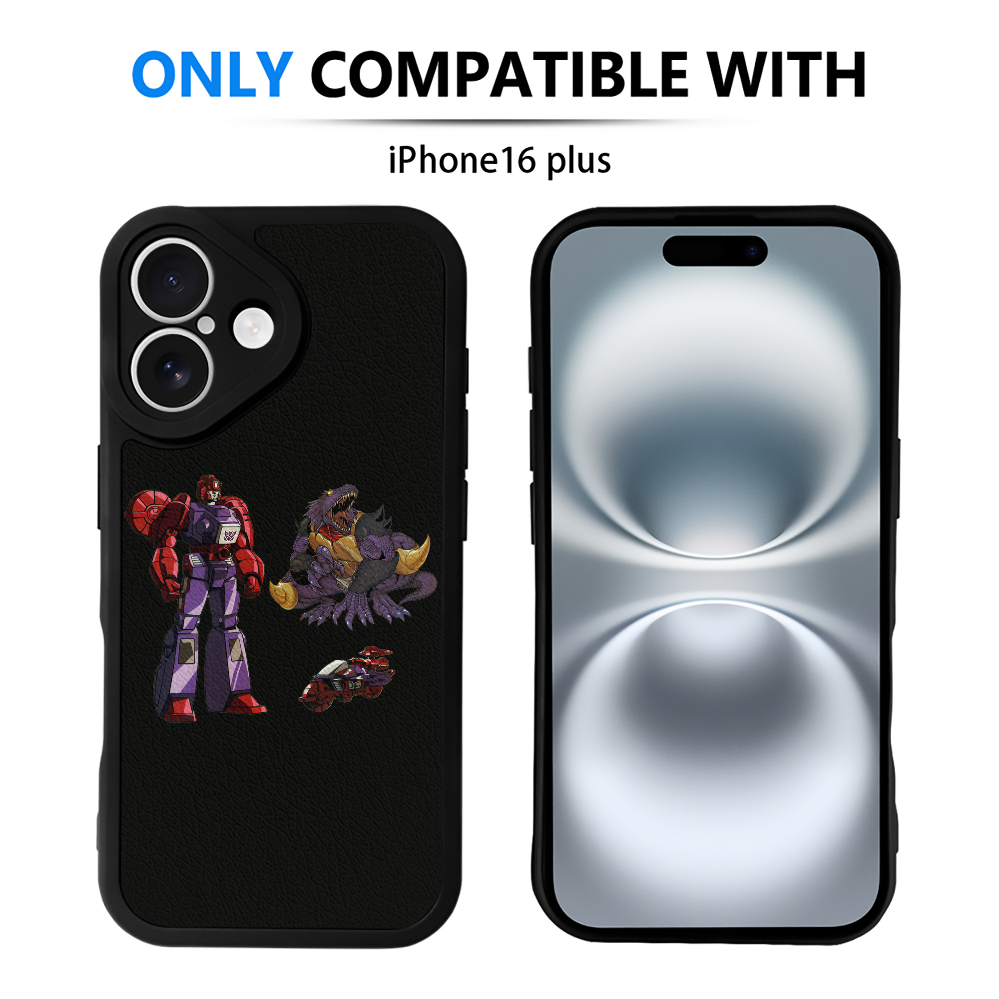 （画像用）  【iPhone 16シリーズ対応】シリコンスマホケース（レザー調） 材質：シリコン